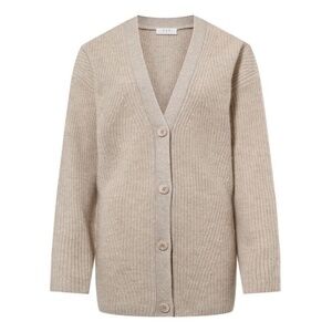 NWT One Grey Day Pacific 100% Cashmere Cardigan Oatmeal • XS